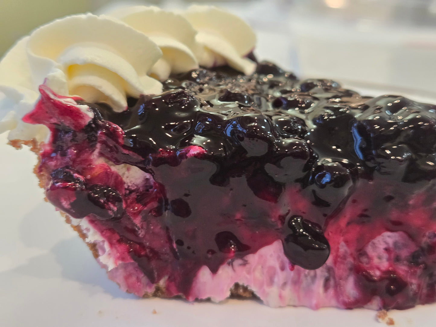 Lemon-Blueberry Cheesecake Pie