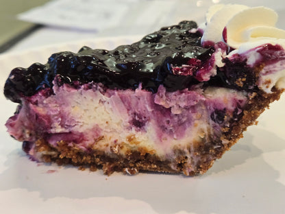 Lemon-Blueberry Cheesecake Pie