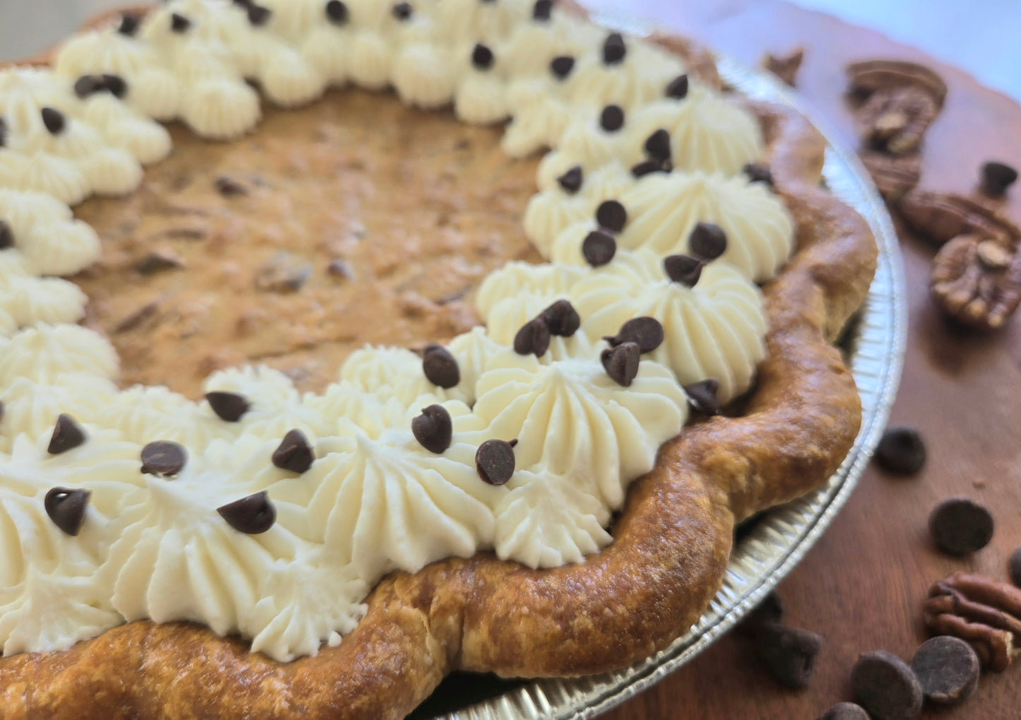 Chocolate Chip Cookie Pie