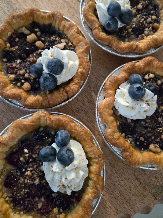 Blueberry Custard Pie